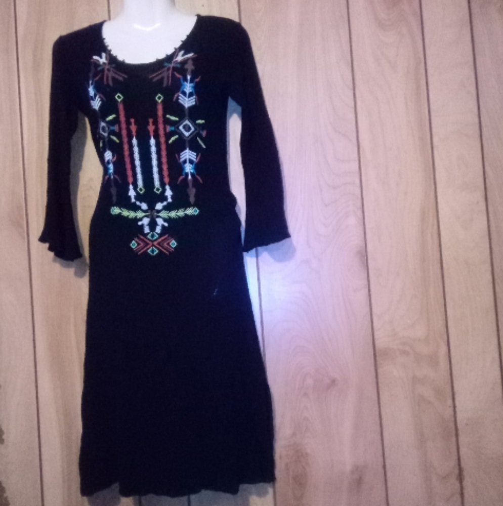 Meili woman to go embroidery stitch design Lightweight dress